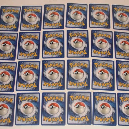 Pokemon cards used, pack of 40 from Gym Heroes set