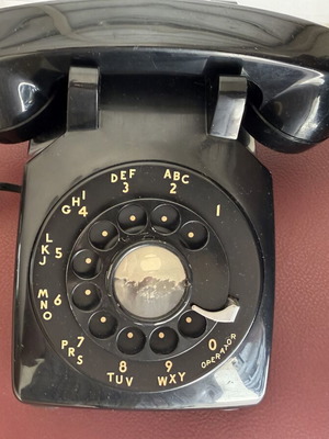 Bell System-USA 1955 Telephone used, black wired