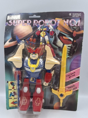 Vintage 80's 2 in 1 Super Robot No.1 Gundam Mazinger Ko pull back new