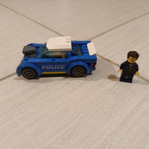 Lego City Police Car 60312 used, high-speed chase toy