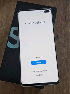 Samsung Galaxy S10 plus μεταχειρισμένο, τιρκουάζ, 128GB