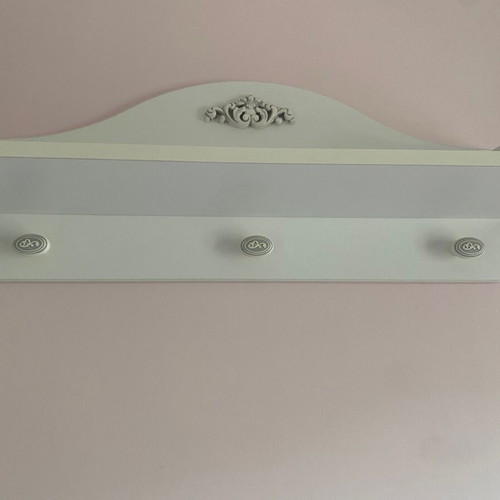 Shelf in white wood, new condition