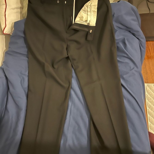 Berto Lucci Milano suit new, black, jacket No58, trousers No52