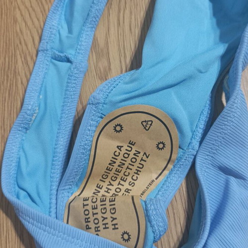 Bikini Set Rib new, blue, size M/L