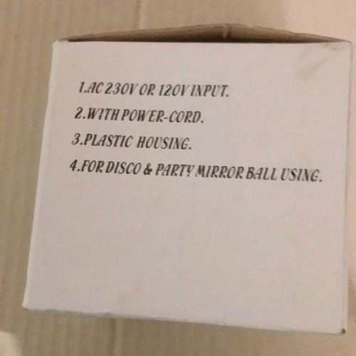 Motor for disco ball new
