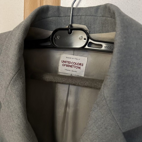 Benetton Jacket gray size M like new