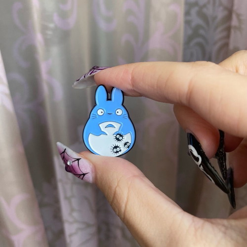 Totoro enamel pin new, multicolored anime
