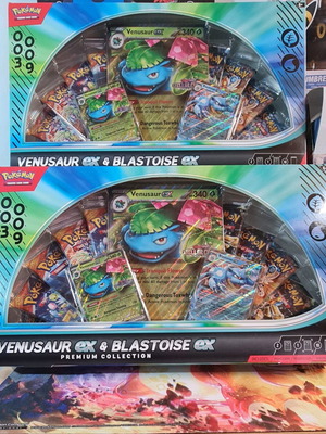 Pokemon TCG Venusaur ex & Blastoise ex Premium Collection ново ×2