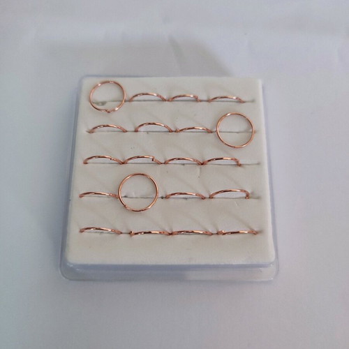 Handmade Rose Gold Copper Nose Earrings Pack of 20 New