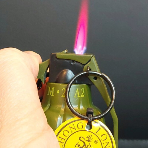 Grenade gas lighter windproof new, 9 cm
