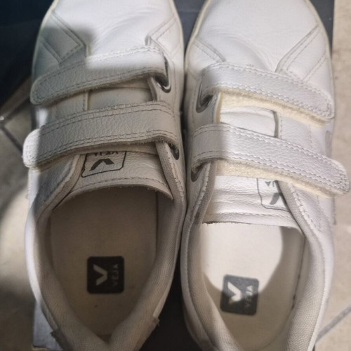 Veja Small Esplar sneakers used, white, size 34, Velcro