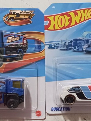 Hot Wheels Track Fleet σετ φορτηγών Scania Rally Truck και Buccation