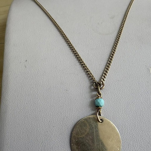 Silver 925 necklace with initial N like new