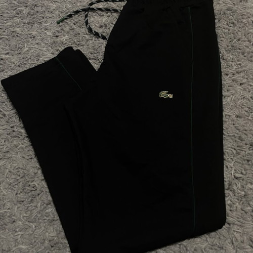 Lacoste black pants, size S