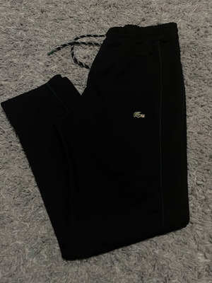 Lacoste black pants, size S