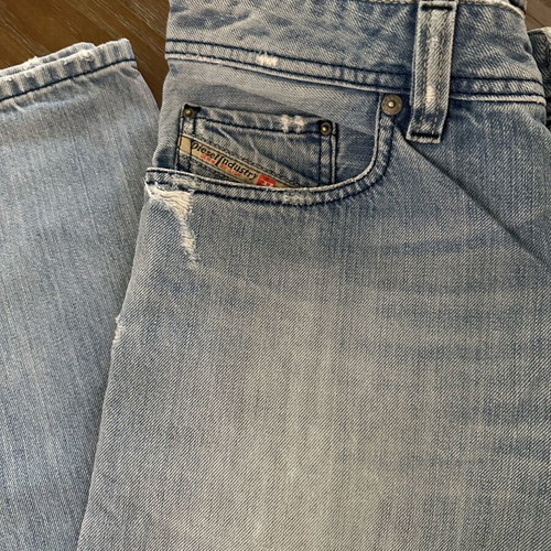 Diesel distressed jeans light blue size W32 used