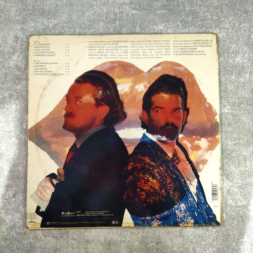 Yello One Second LP vinyl album used, electronic music 1987
