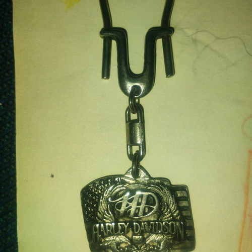 Harley Davidson keychain silver like new