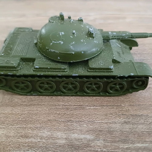 T 54 tank used, vintage Soviet metal toy