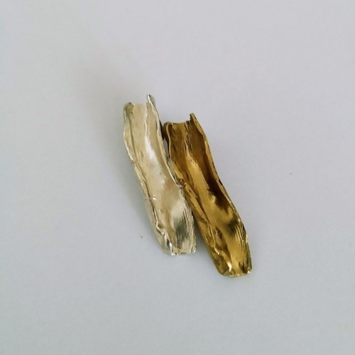 Silver 925 pendant used, gold and silver colors