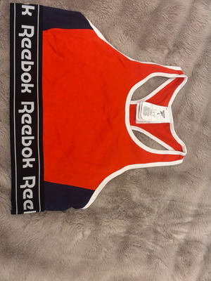 Reebok sports bra size Large like new, red