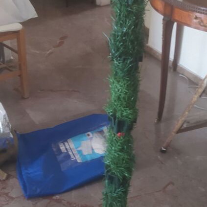 Artificial Christmas Tree 140–150 cm used with base