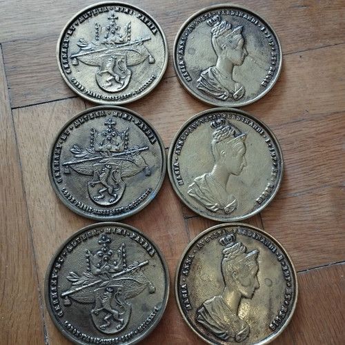 Medals used, set of 6