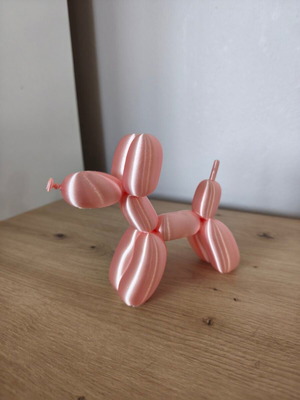Balloon Dog Decoration 3D printed from PLA plastic new