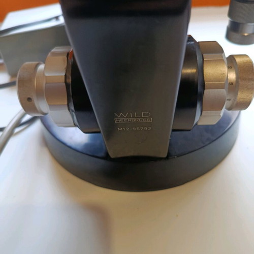 Collectible WILD Heerbrugg Microscope used with original accessory