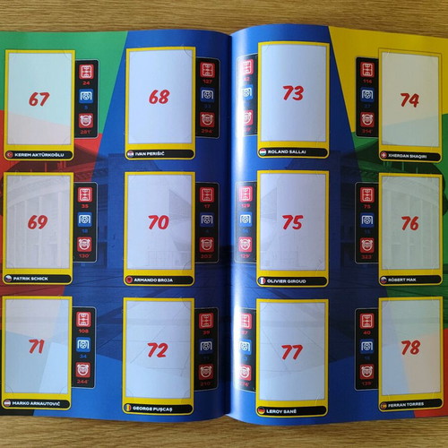 Euro 2024 Topps/Lidl album with cards and packets like new