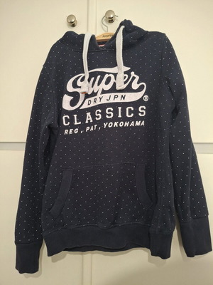 Superdry sweatshirt used, dark blue, size L