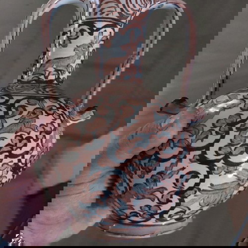 Ваза Икарос Родос употребявана с леки повреди и счупена дръжка