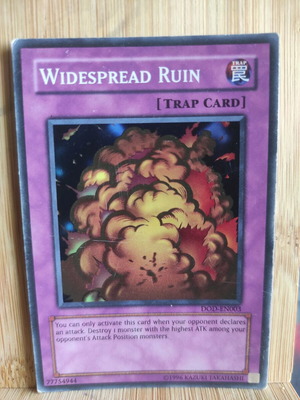 Yu-Gi-Oh card Widespread Ruin (V.2 - Super Rare) used