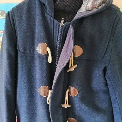 Montgomery coat Lee jeans used, medium size, blue
