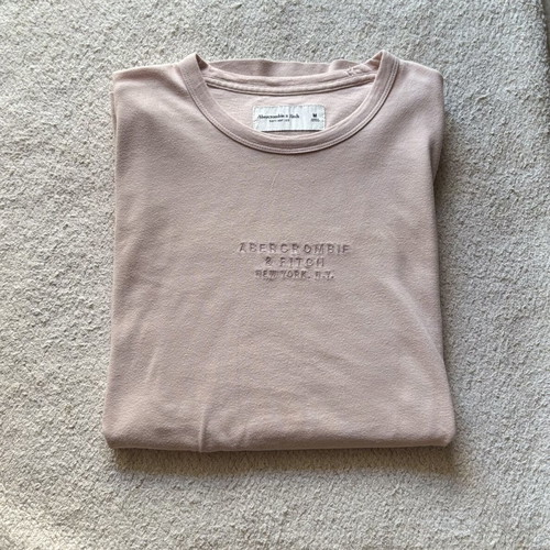 Abercrombie & Fitch Soft A&F μπλούζα ροζ, μέγεθος M, σαν καινούργιο