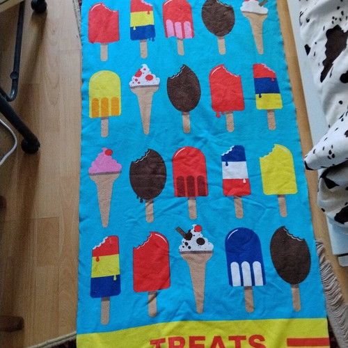Summer Treats beach towel microfiber