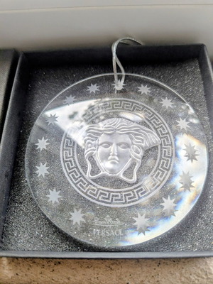 Versace Rosenthal κρυστάλλινο στολίδι Medusa dreamcatcher καινούργιο