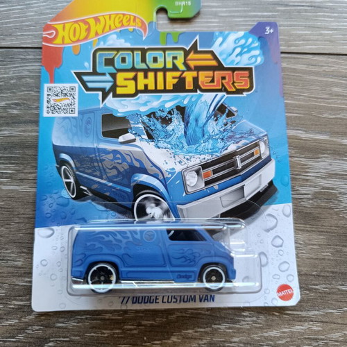 Hot Wheels '77 Dodge Custom Van DXB10 Color Shifters new sealed