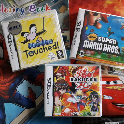 Nintendo DS games used, pack of 3 boxed