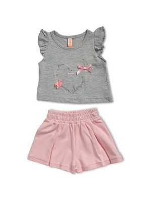 Set Shorts & T-Shirt Heart new, Reflex, for 5 years old
