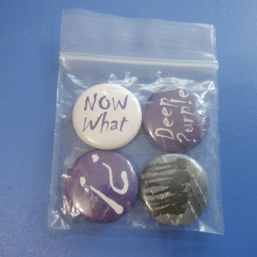 Deep Purple Now What!? official tour badges, pack of 4