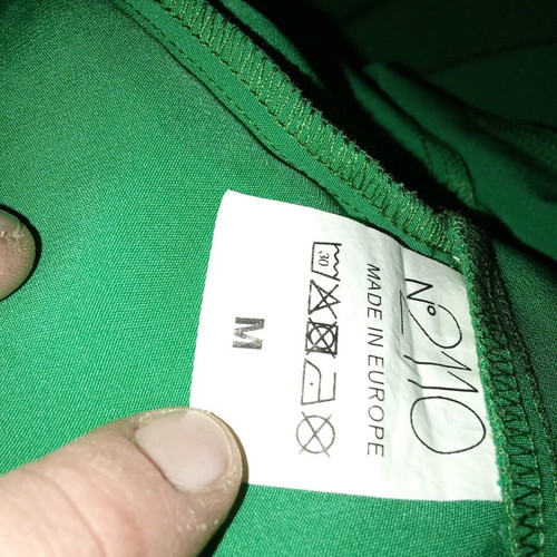 Dress green with A-line used like new, size M