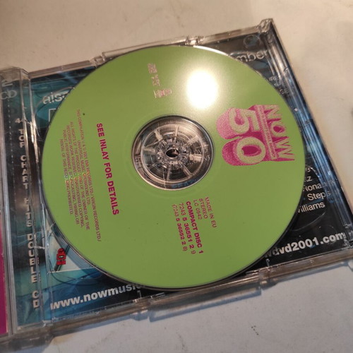 Now That's What I Call Music 50 CD like new, pop, 2 discs