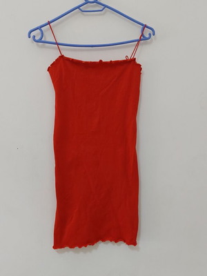Bershka women's dress size S like new, red