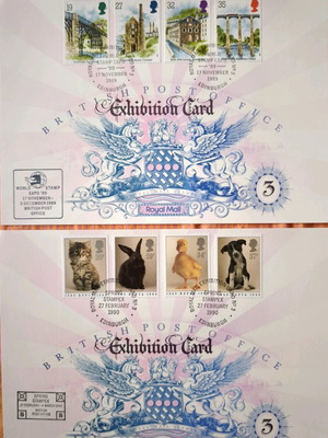 Royal Mail Exhibition Cards No 3 like new, England