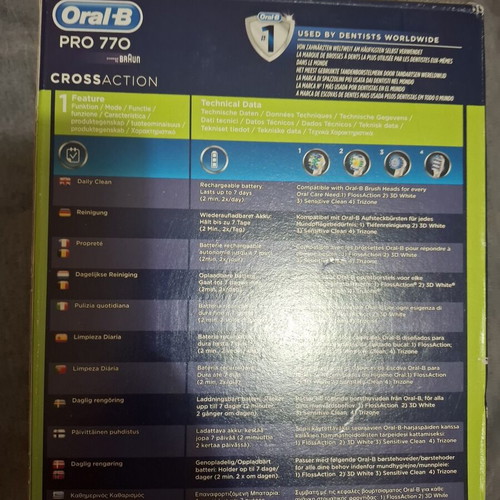Oral-B Pro 770 Electric Toothbrush new