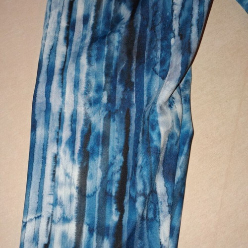 Girls' leggings like new, blue and white, size S