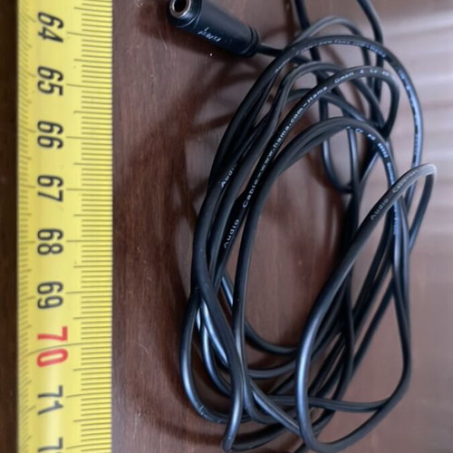 HAMA 3.5mm Jack Cable like new, male to female, 3.1m