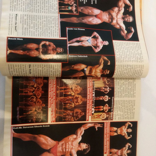Bodybuilding magazine like new, German edition 1985