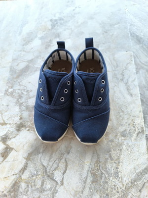 Toms kids espadrilles size 27 like new, blue casual shoes